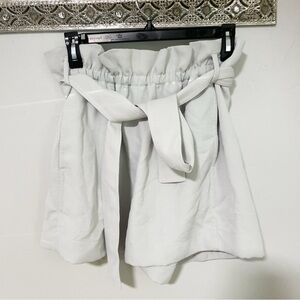 Wilfred Blue Paperbag Waist Shorts Size 6